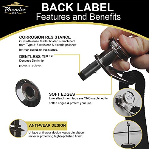 Stainless Steel Fender Holder with Quick Release