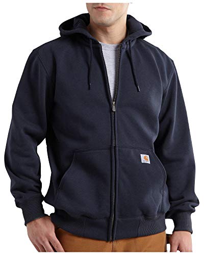 Carhartt Men's Heavyweight Hooded Sweatshirt - Navy, Large