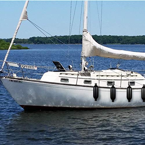 4-Pack Vinyl Ribbed Marine Boat Fenders