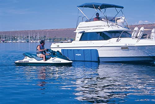 Folding Boat Fender - Large Blue