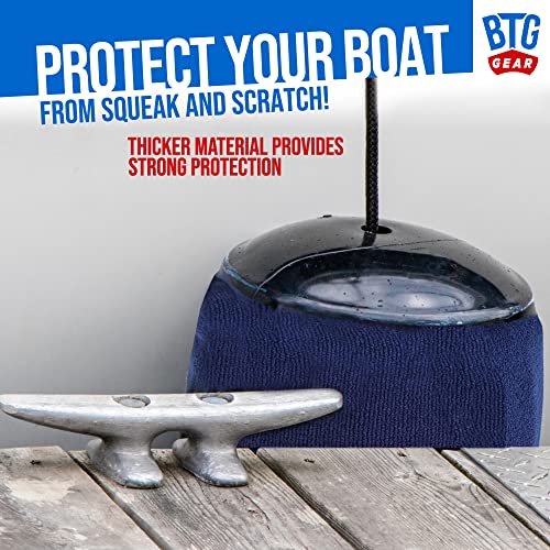 Navy Blue Marine Fleece Fender Covers
