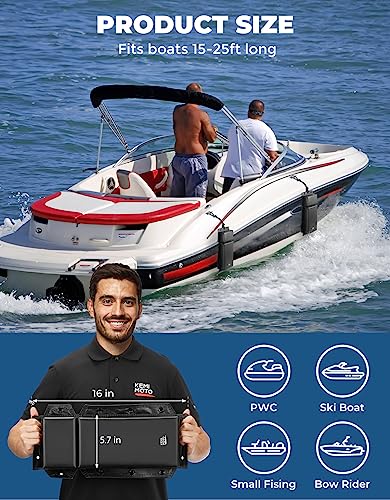 Kemimoto PWC Boat Fender Set with Ropes