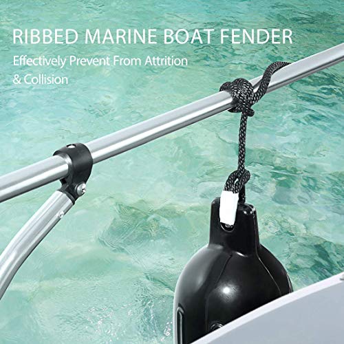 4-Pack Vinyl Ribbed Marine Boat Fenders