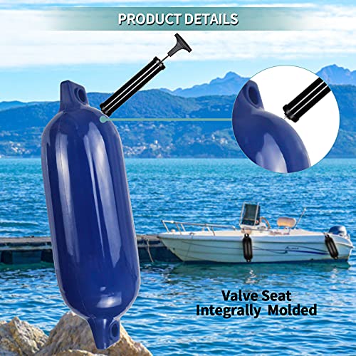 Inflatable Ribbed Boat Fender 4-Pack