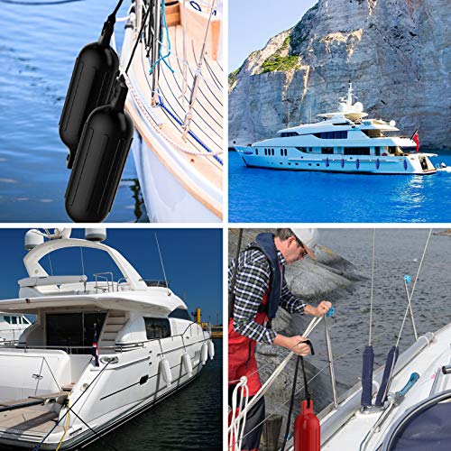 Askill 4-Pack White Boat Fenders