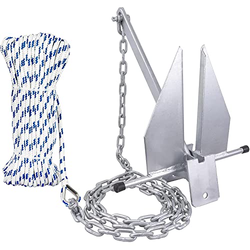 Portable Galvanized Fluke Anchor Kit (8LB)