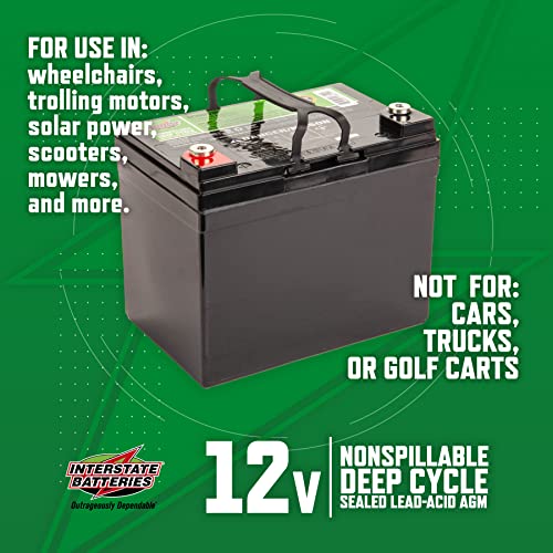 Marine AGM Battery for Mobility and RV