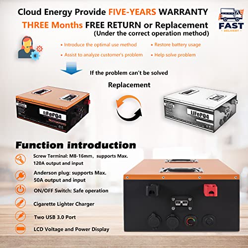 24V 150Ah Marine LiFePO4 Battery