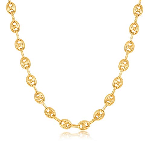 Gold Plated Anchor Chain Necklace for Women