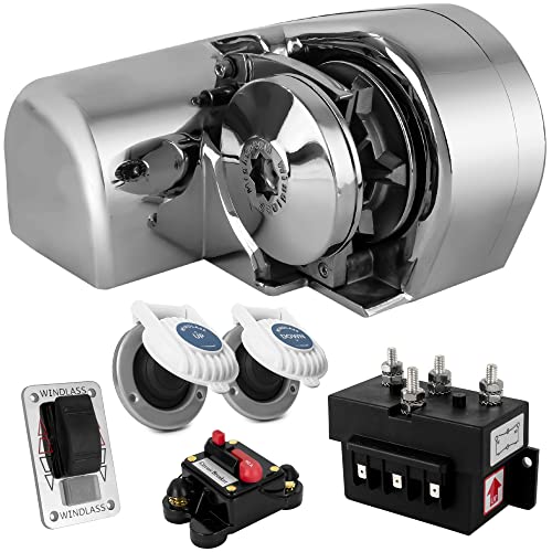 Marine Windlass Kit - 600W, 12V, 1200lb