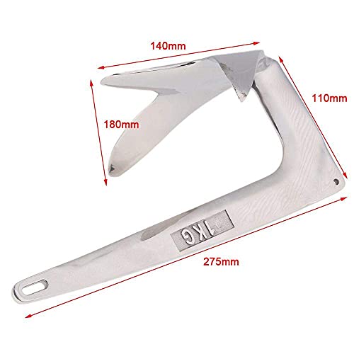 Stainless Steel Boat Anchor, 2.2lbs