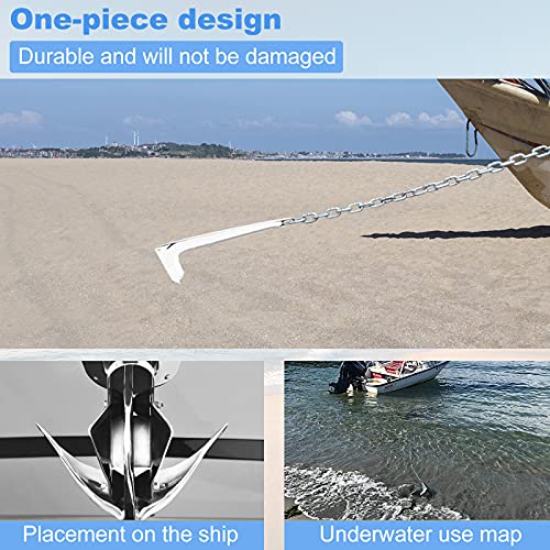 Stainless Steel Boat Anchor, 2.2lbs