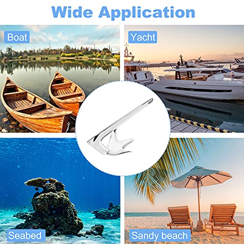 Stainless Steel Boat Anchor, 2.2lbs