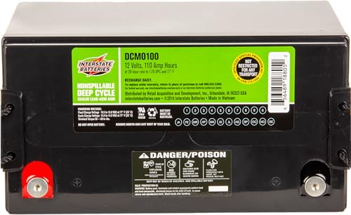 12V 110 AH Deep Cycle RV Battery