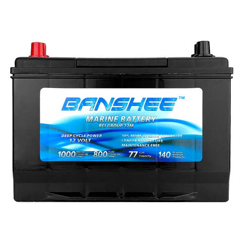 Marine Battery Group Size 27-12V 77Ah 800 CCA