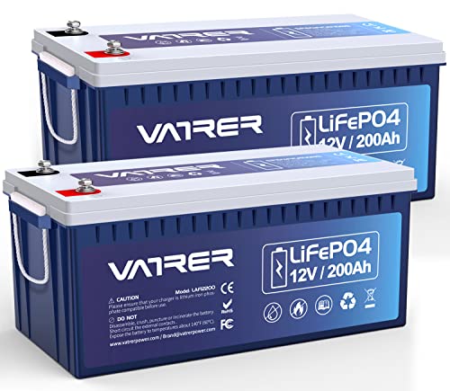 2-Pack 12V 200AH Lithium Marine Battery