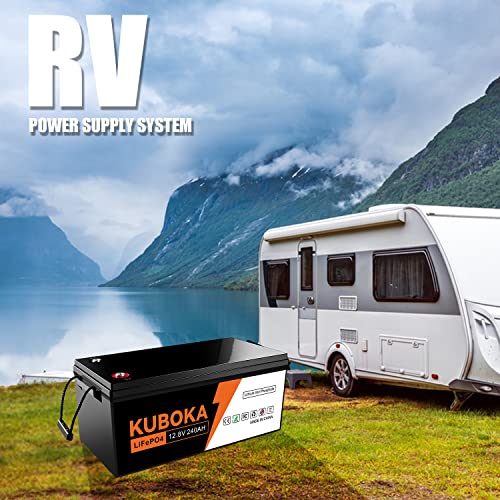 KUBOKA 2-Pack 12V 240AH Lithium Battery