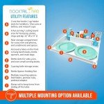 Docktail Bar Boat Utility Table - Mounts in Rod Holders