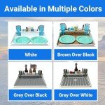 Docktail Bar Boat Utility Table - Mounts in Rod Holders