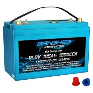 Lithium Marine Battery Replaces Optima & Bluetop