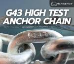 200 ft Galvanized Marine Anchor Chain (5/16")