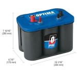 Optima Batteries 8006-006 34M BlueTop Marine Starting Battery