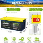 12V 400Ah LiFePO4 Battery for Marine/RV/Solar