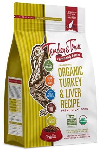 Organic Turkey & Liver Recipe Cat Food, 7 lb