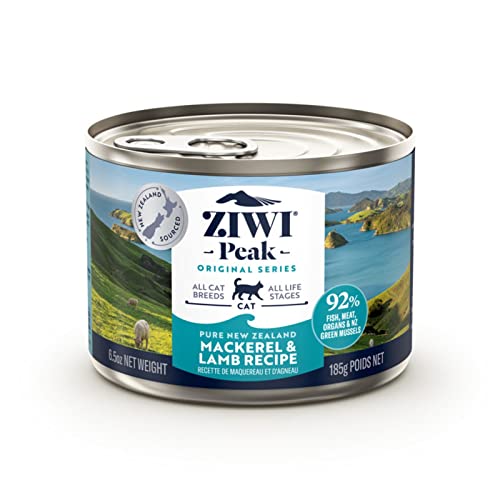 ZIWI Peak Canned Cat Food - Mackerel & Lamb Flavor