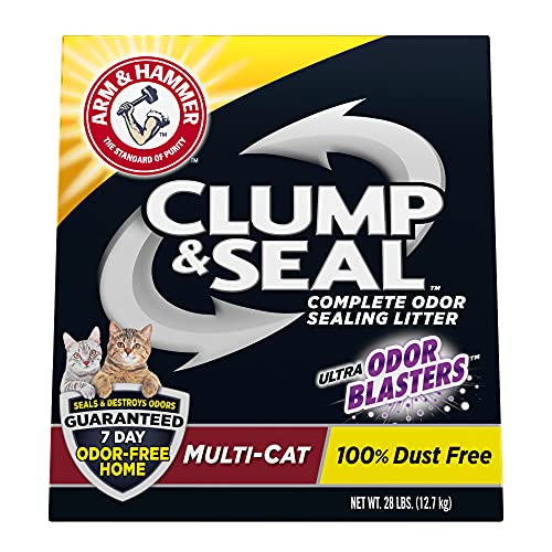 Arm & Hammer Clump & Seal Multi-Cat Litter, 28lb