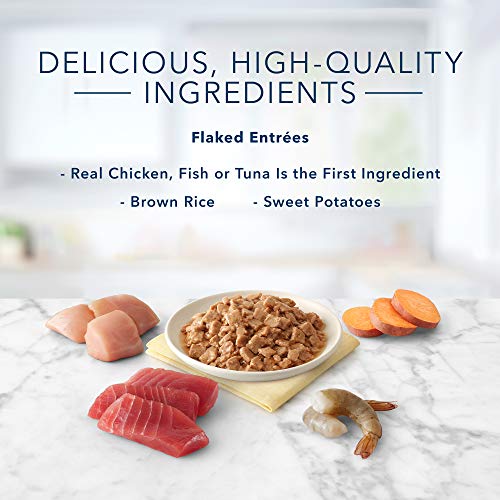 Blue Buffalo Tastefuls Natural Flaked Wet Cat Food Variety Pack
