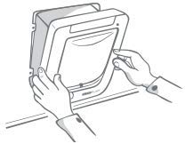 SureFlap Microchip Cat Flap - White, Scans Pet ID