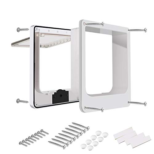 Magnetic Cat Door with 4-Way Locking