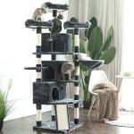 XL Cat Tree with 3 Caves, 3 Perches, Scratching Posts