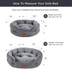 Bedsure Small Pet Bed for Cats and Dogs