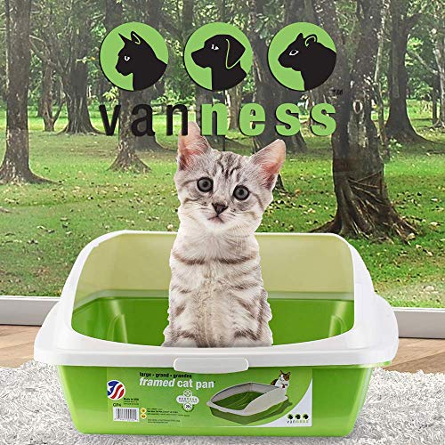 Van Ness Large High Sided Cat Litter Box - Blue