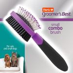 Small Combo Brush for Cats and Small Dogs