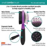 Small Combo Brush for Cats and Small Dogs
