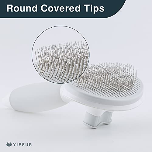 Soft Silicone Cat Hair Brush for Grooming and Shedding