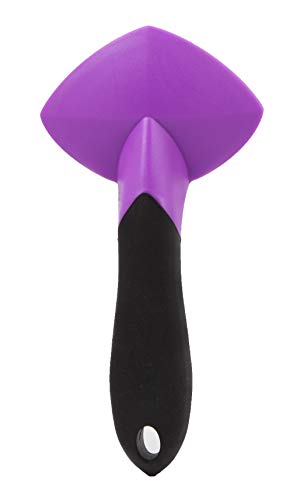 HARTZ Best Small Slicker Brush for Cats, Black/Violet