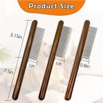Solid Wood Cat Combs - 3 Pack