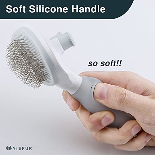 Soft Silicone Cat Hair Brush for Grooming and Shedding