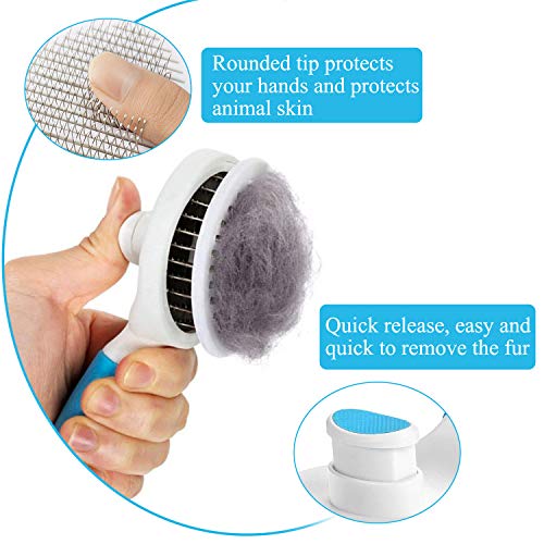 Self Cleaning Cat Brush, Shedding & Grooming
