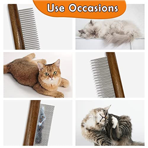 Solid Wood Cat Combs - 3 Pack