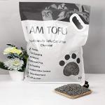 I AM TOFU - Tofu Cat Litter, Natural Flushable Extra Clumping 10 lb Bag, Charcoal