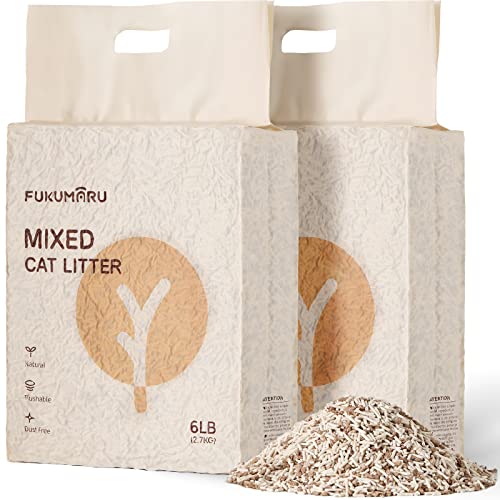 FUKUMARU Tofu Cat Litter: 12lbs Natural Odor Control