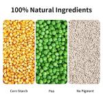 FUKUMARU Flushable Tofu Clumping Cat Litter, 16.5 lbs