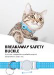 Reflective AirTag Cat Collar with GPS Tracker