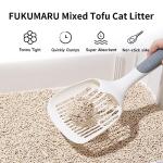 FUKUMARU Flushable Tofu Clumping Cat Litter, 16.5 lbs