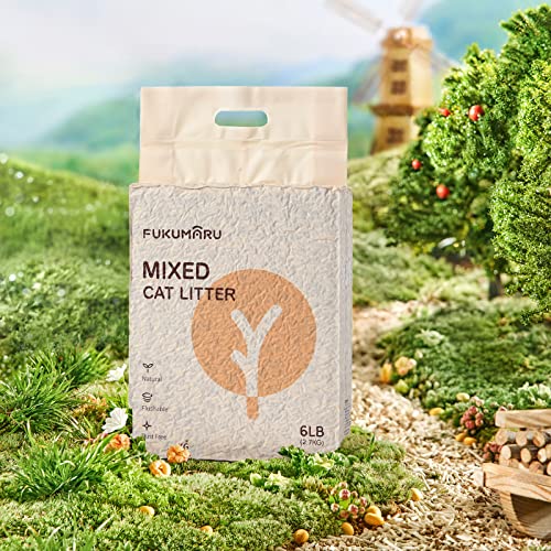FUKUMARU Tofu Cat Litter: 12lbs Natural Odor Control